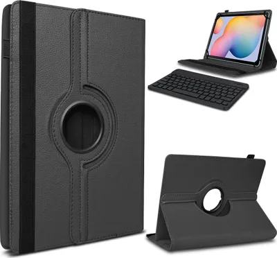 Produktbild von Tablet Hülle Tastatur Tasche für Samsung Galaxy Tab S6 Lite Schutzhülle BluetoothFarbe:Schwarz