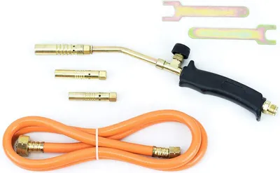 Produktbild von Gasbrenner Handlötset Lötbrenner 4 tlg. Löten Handlötgerät Lötkolben SN0015