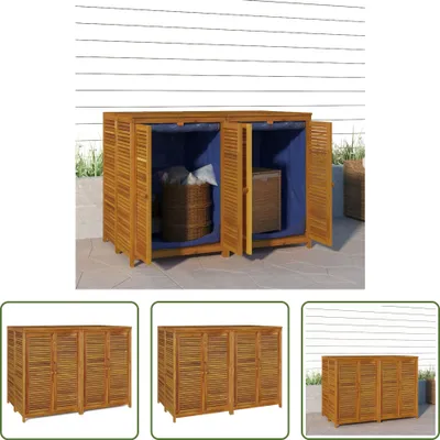 Immagine prodotto di The Living Store Gartenbox 140x87x104 cm Massivholz Akazie