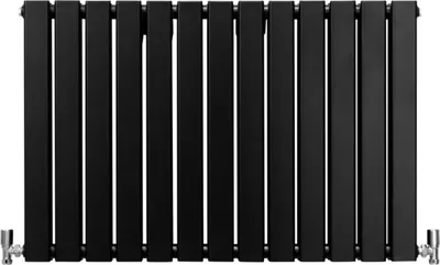 Productafbeelding van Paneelradiator, mat zwart, 600mm x 910mm