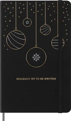 Produktbild von Moleskine Notizbuch, festes Einband, schwarz, Format L/A5, linierte Seiten
