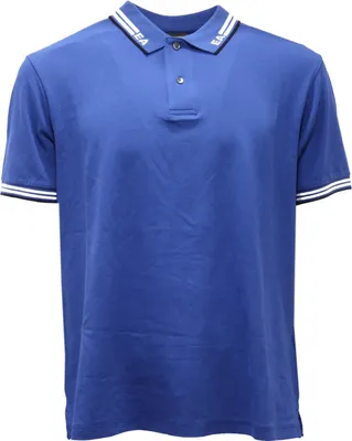 Obrázok produktu pre 1077AH EMPORIO ARMANI kráľovská modrá bavlnená polokošeľa pánska
