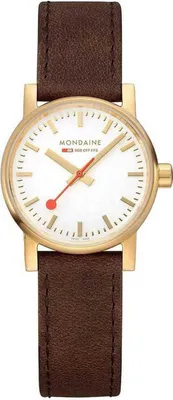 Produktbild von Mondaine Damen Uhr Armbanduhr 30 mm MSE.30112.LG evo2 Leder