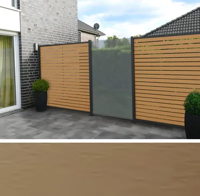 Produktbild von TeJe HANÖ BPC Steckzaun Rhombus-Set 1793 mm Karamel