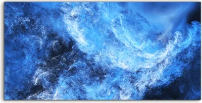 Produktbild von Coloray Acrylbild 140x70  Wandbild Acrylbilder Abstrakte fantastische blaue Wolken