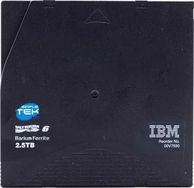 Productafbeelding van IBM 00V7590 Datacartridge, 2,5 TB / 6,25 TB, LTO Ultrium 6, Barium