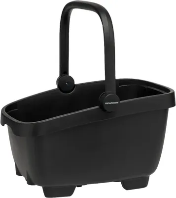 Obrázek produktu pro New Looxs cyklistický košík Clipper Black Black – pevný košík pro každodenní použití