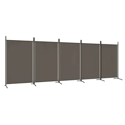 Produktbild von 5-tlg. Paravent Anthrazit 433x180 cm Stoff