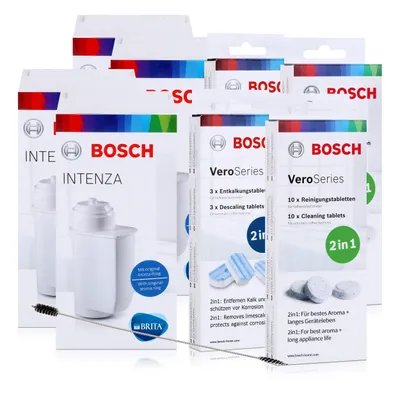 Produktbild von Bosch VeroSeries 2x TCZ8002A, 2x TCZ8001A, 4x TCZ7003 & Reinigungsbürste
