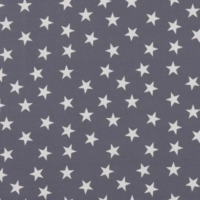Produktbild von Dekostoff Meterware Baumwolle Little Star Twilight blau weiß 140cm