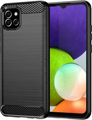 Produktbild von Carbon Case flexible Hülle Samsung A03S EU (166.5) schwarz