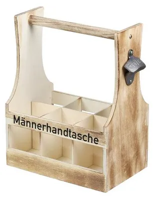 Produktbild von Flaschenträger, geflammt, Sperrholz,