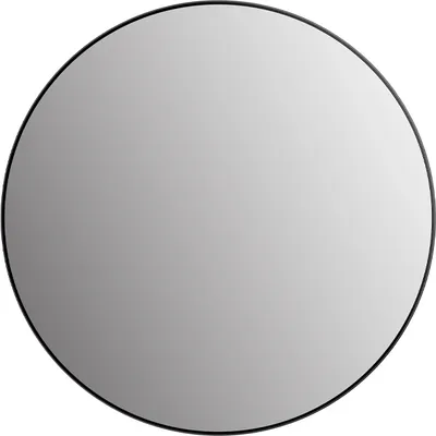 Immagine prodotto di Talos Picasso specchio rotondo nero Ø 80 cm - con cornice in alluminio di alta qualità per un ambiente elegante - Perfetto specchio rotondo da bagno che unisce eleganza e funzionalità