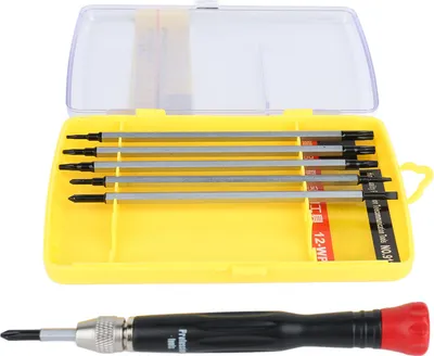 Zdjęcie produktu dla Zestaw śrubokrętów gitarowych, zestaw końcówek do śrubokrętów krzyżakowych, zestaw mini śrubokrętów, akcesoria do naprawy gitarowych instrumentów basowych