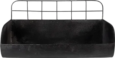 Produktbild von Clayre & Eef Wandregal 38x14x20 cm Schwarz Eisen