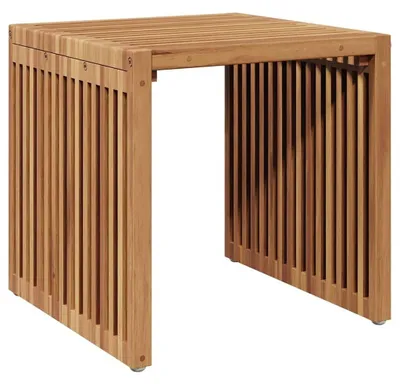 Image de Table de jardin en bois massif pour l'extérieur