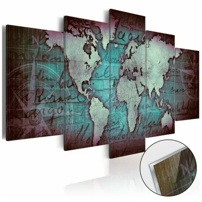 Produktbild von Artgeist Acrylglasbild - Acrylic prints – Bronze map II