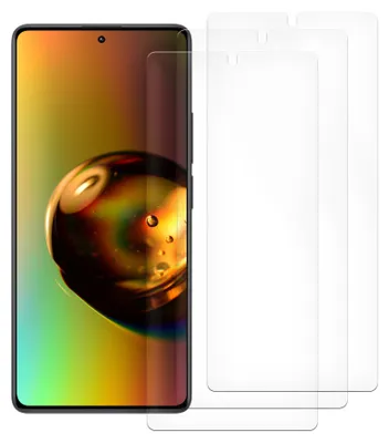 Produktbild von kwmobile 3x Displayschutzfolie kompatibel mit Xiaomi Redmi Note 13 Pro 4G Folie - klare Schutzfolien Set in transparent