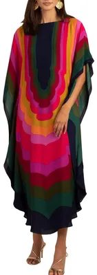 Produktbild von Solidchoice - Bohemianischer Maxirock-Kimono als Überwurf