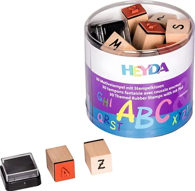 Obrázok produktu pre Heyda 204888479 Sada pečiatok "Abeceda"