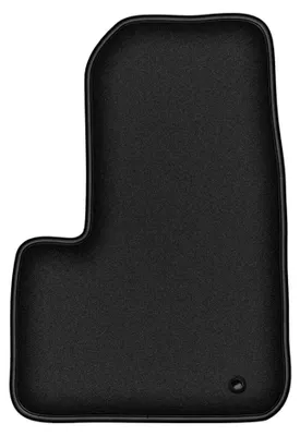 Productafbeelding van Velours bestuurdersmat voor Chrysler Sebring III 2007-2010 (sedan) – zwart, op maat – Wielganizator DURBAN