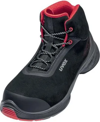 Image de bottes uvex 1 G2 S3 noir, rouge largeur 12 taille 40
