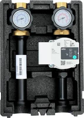Produktbild von EcoMix Heizkreispumpengruppe direkt mit, Wilo Para 25/6 Hocheffizienzpumpe