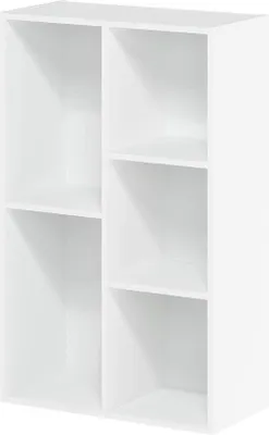 Immagine prodotto di Libreria - 5 cassetti - legno - bianco - 495 x 2398 x 80 cm Panca
