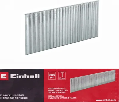 Produktbild von Einhell Tacker Nägel, 25 mm, 3000 Stk.-für Nagler FIXETTO 18/50 N
