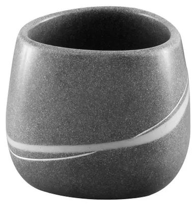 Produktbild von Zeller Zahnputzbecher, Steinoptik, Polyresin 9,9x9,2x8,7