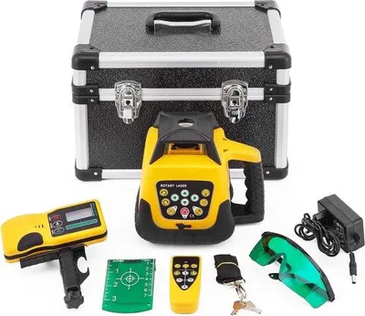Immagine prodotto di Laser rotante - 635 nm - 500 m - Verde - Con treppiede - Precisione 1 mm/1,5 m