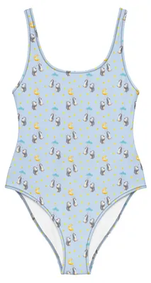 Produktbild von Mr. & Mrs. Panda Swimsuit Pinguin Oma schaukeln Größe XL - Blau - Geschenk, Shape-Badeanzug, Damen-Einteiler, Omi, für, Badeanzug, Großmutter, Bademode, Damen-Badeanzug