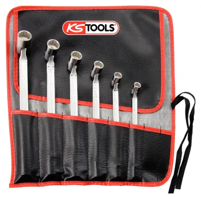 Zdjęcie produktu dla KS TOOLS Zestaw kluczy dwuprzegubowych, 6-częściowy ( 517.0310 )