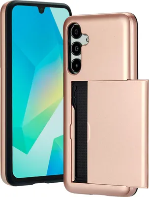Image de imoshion Coque arrière avec porte-cartes pour le Samsung Galaxy A16 - Or rose