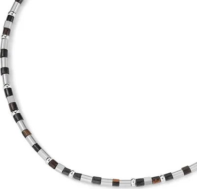 Produktbild von s.Oliver Jewel Herren Halskette Kette Edelstahl Holz SO268/1 - 9066360