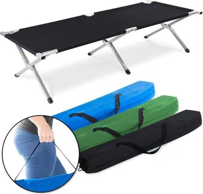Immagine prodotto di Letto da campeggio in alluminio nero