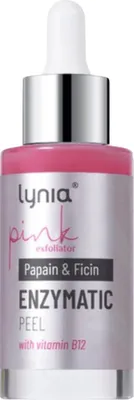Zdjęcie produktu dla Lynia Peeling enzymatyczny do twarzy z papainą i ficyną oraz witaminą B12, 30 ml