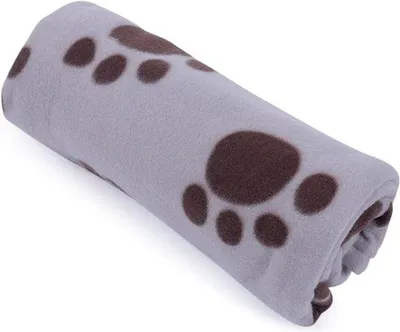 Produktbild von Famanu Haustierdecke für Hund oder Katze - Weiche Verarbeitung, Schwere Winterdecke, Fleece 100 x 70 cm