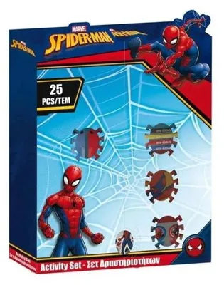 Immagine prodotto di Casetta con accessori Spiderman, 25 pezzi - Diakakis