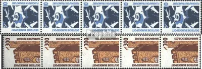 Produktbild von Briefmarken BRD (BR.Deutschland) 1988 Mi 1347A R I-1348A R I Fünferstreifen mit Zählnummer (kompl.Ausg.) postfrisch Sehenswürdigkeiten