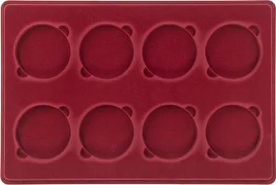 Produktbild von MC.Sammler Münzentableau Münztableau mit Schutzdeckel für 8 Münzen - 67mm Ø | Münzkoffer | Münzkassette | verschiedene Varianten zur Auswahl