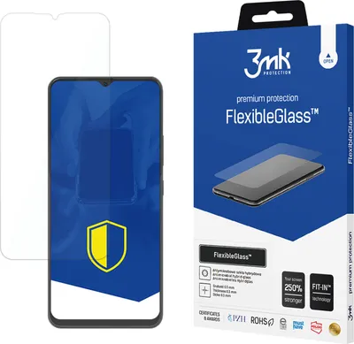 Productafbeelding van 3mk Display Hybride glas, FlexibleGlass, voor Cubot A10, 0,3 mm, 7H