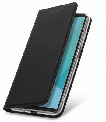 Produktbild von Dux Ducis, Skin Pro-Hülle für das Sony Xperia 10 VII mit Kartenfach und Videohalterung, Schwarz