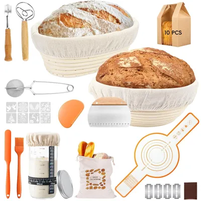 Image de Panier à pain avec 18 pièces