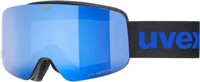 Produktbild von uvex pwdr FM Kinder Skibrille Snowboardbrille black matt/blue 0