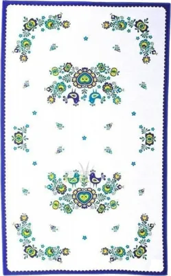 Zdjęcie produktu dla Ściereczka Folklor niebieska 72x44 cm 1 szt.