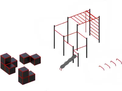 Zdjęcie produktu dla Sprzęt do sportów ulicznych Drążki równoległe Slackline Mięśnie ramion Stacje fitness