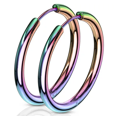 Produktbild von Creolen Ohrringe Regenbogen 10-20 mm 20 mm