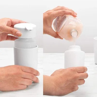 Productafbeelding van Zeepdispenser, modern design - wit