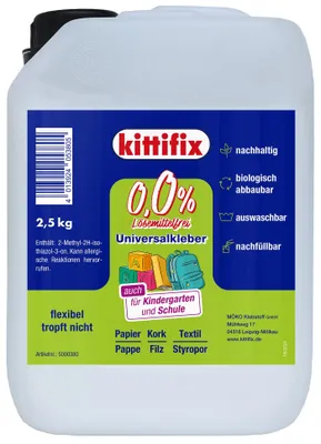 Produktbild von Kittifix 0,0% Universalkleber Lösemittelfrei 2,5kg mit Auslasshahn